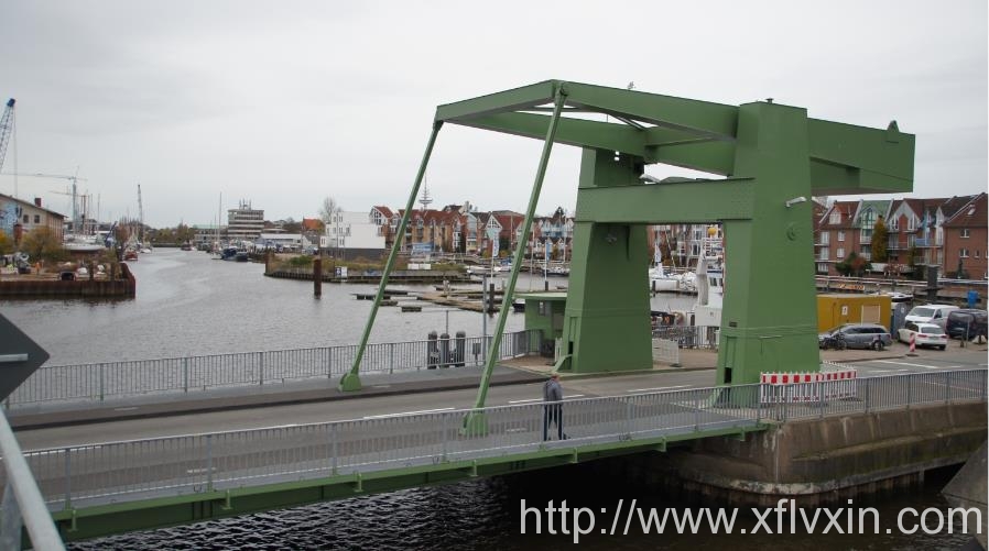 Cuxhaven Schleusenpriel吊桥